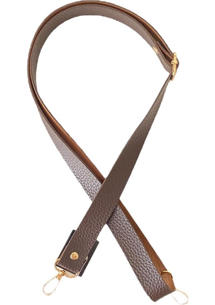 Sürgü Tokalı Ayarlanabilir Çanta Askısı 135 Cm* 2.5 cm Bakır Renk Altın Kancalı