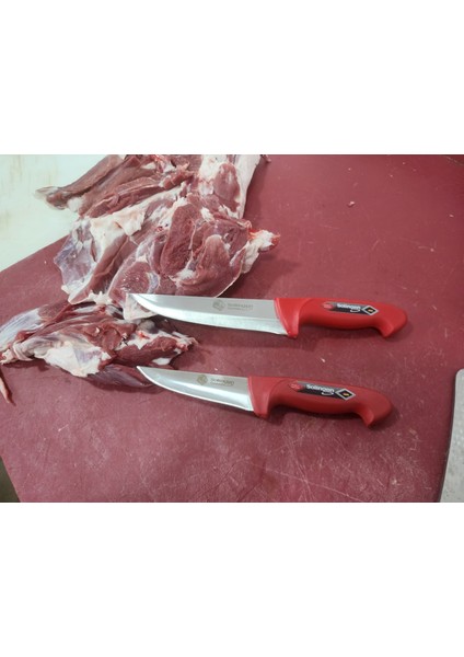 Kırmızı 2 Li Bıçak Seti (NO:0 VE NO:2)