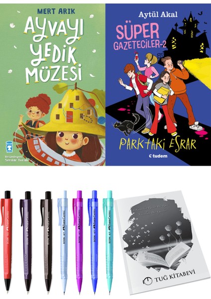 Süper Gazeteciler 2 Parktaki Esrar ve Ayvayı Yedik Müzesi 2'li Set - Kalem