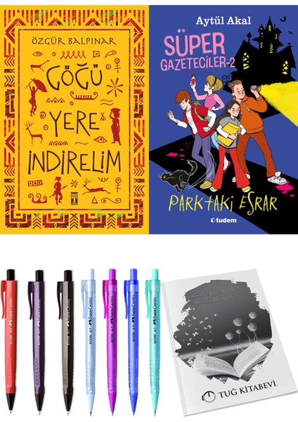 Süper Gazeteciler 2 Parktaki Esrar ve Göğü Yere İndirelim 2'li Set - Kalem