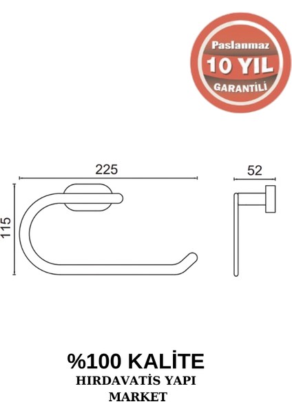 Paslanmaz Pirinç Zirve Kağıt Havluluk fiyatları
