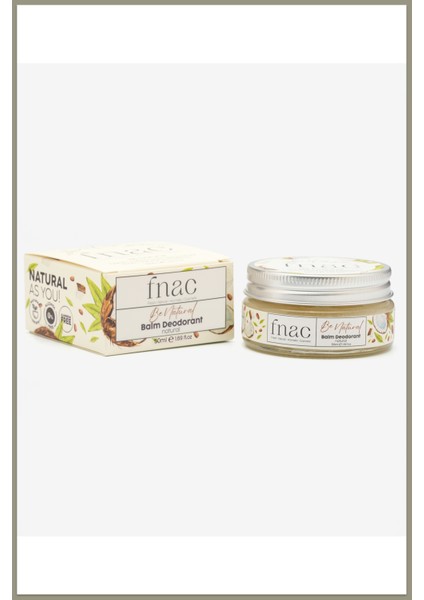 | Kokusuz - %100 Doğal İçerik Be Natural Krem Deodorant - Alüminyumsuz Balm