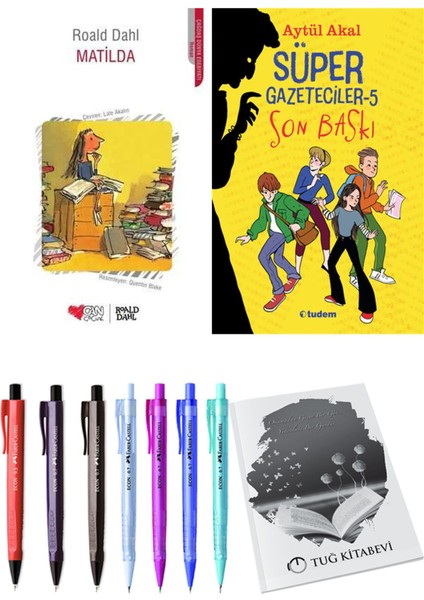 Süper Gazeteciler 5 Son Baskı ve Matilda 2'li Set - Kalem
