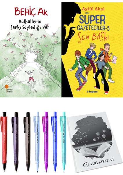 Süper Gazeteciler 5 Son Baskı ve Bülbüllerin Şarkı Söylediği Yer 2'li Set - Kalem