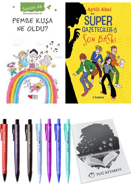 Süper Gazeteciler 5 Son Baskı ve Pembe Kuşa Ne Oldu? 2'li Set - Kalem