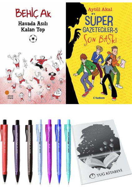 Süper Gazeteciler 5 Son Baskı ve Havada Asılı Kalan Top 2'li Set - Kalem