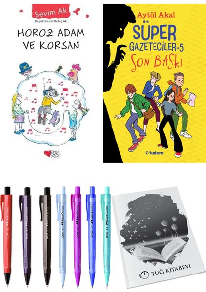 Süper Gazeteciler 5 Son Baskı ve Horoz Adam ve Korsan 2'li Set - Kalem