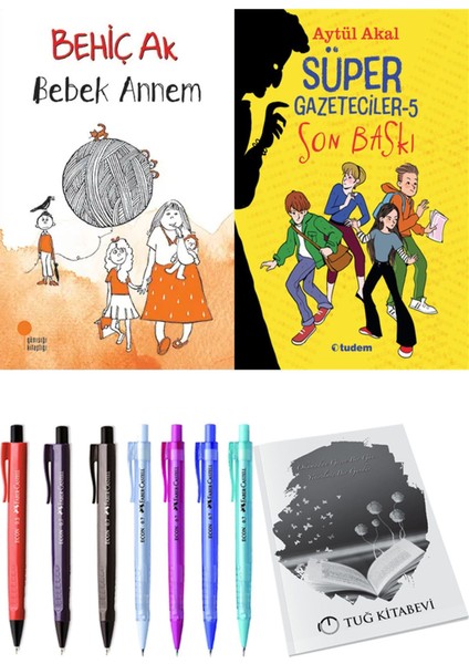 Süper Gazeteciler 5 Son Baskı ve Bebek Annem 2'li Set - Kalem