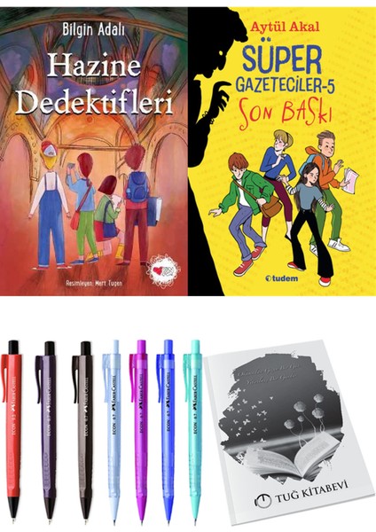 Süper Gazeteciler 5 Son Baskı ve Hazine Dedektifleri 2'li Set - Kalem