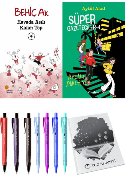 Süper Gazeteciler 4 Belalı Davetiye ve Havada Asılı Kalan Top 2'li Set - Kalem