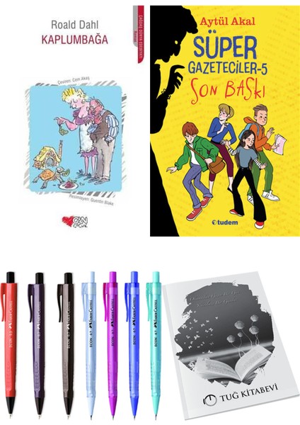Süper Gazeteciler 5 Son Baskı ve Kaplumbağa 2'li Set - Kalem