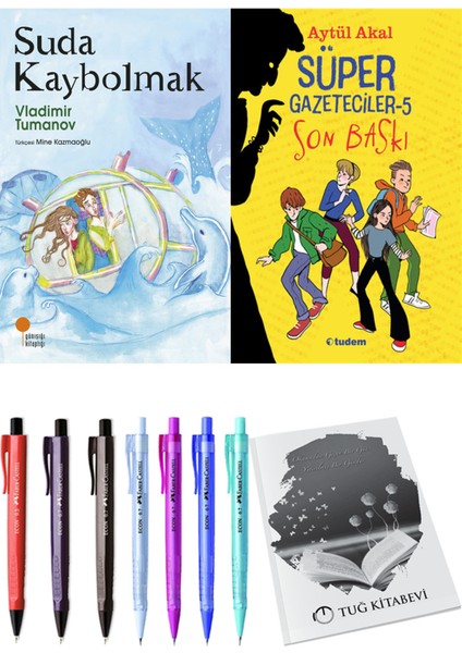 Süper Gazeteciler 5 Son Baskı ve Suda Kaybolmak 2'li Set - Kalem