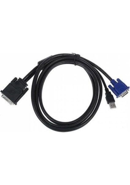30 Pin DVI VGA Kablo Geniş DVI VGA Kablo 1.8 Metre 35 Pin DVI VGA Kablo