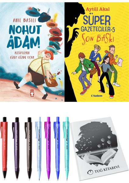Süper Gazeteciler 5 Son Baskı ve Nohut Adam 2'li Set - Kalem