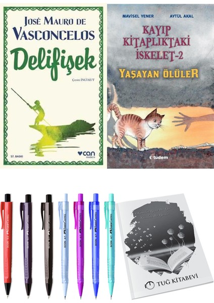 Kayıp Kitaplıktaki Iskelet 2 Yaşayan Ölüler ve Delifişek 2'li Set - Kalem