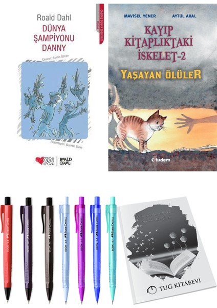 Kayıp Kitaplıktaki Iskelet 2 Yaşayan Ölüler ve Dünya Şampiyonu Danny 2'li Set - Kalem