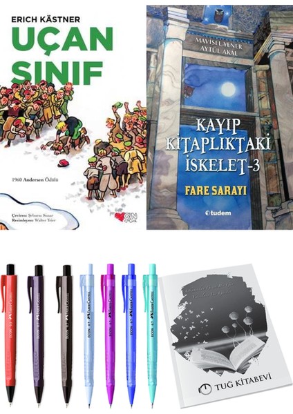 Kayıp Kitaplıktaki Iskelet 3 Fare Sarayı ve Uçan Sınıf 2'li Set - Kalem