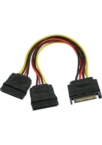 P202 15PIN Sata - 2X15PIN Sata Dönüştürücü Kablo