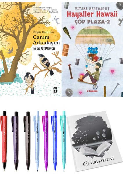Çöp Plaza 2 Hayaller Hawaii ve Canım Arkadaşım 2'li Set - Kalem