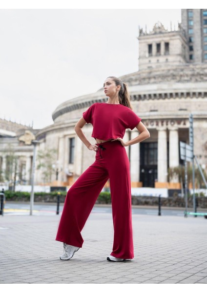 Kadın Bordo Yoga Pantolonu fiyatları
