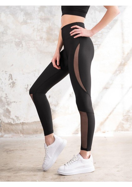 Siyah Agde Spor Tayt