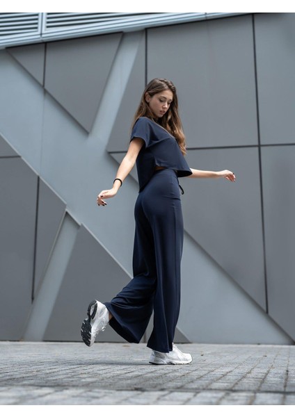 Kadın Lacivert Yoga Pantolonu