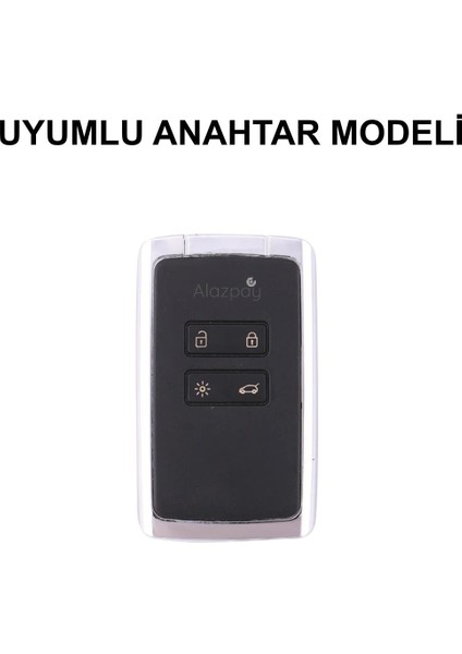 Renault Clio 5 Megane E-Tech Austral Koleos Kadjar Captur Zoe Tpu Anahtar Kılıfı (1 Adet)