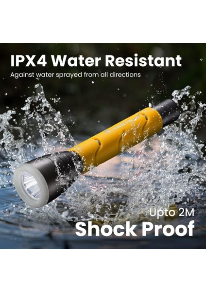 LED Outdoor Sports Fener 2AA fırsatları