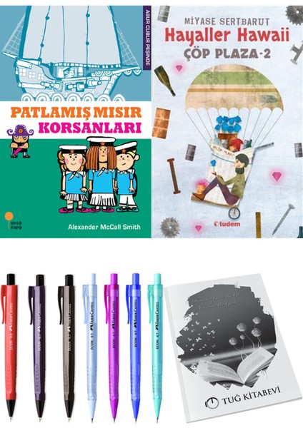 Çöp Plaza 2 Hayaller Hawaii ve Patlamış Mısır Korsanları 2'li Set - Kalem