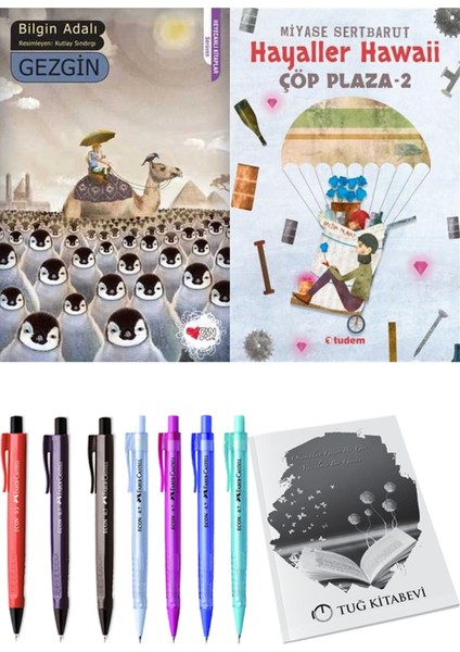 Çöp Plaza 2 Hayaller Hawaii ve Gezgin 2'li Set - Kalem