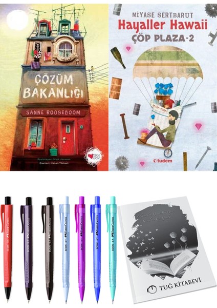 Çöp Plaza 2 Hayaller Hawaii ve Çözüm Bakanlığı 2'li Set - Kalem