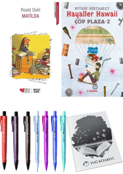 Çöp Plaza 2 Hayaller Hawaii ve Matilda 2'li Set - Kalem