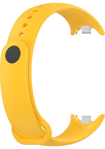 Xiaomi Mi Band 8 Serisi Klasik Kordon Silikon Strap Kayış-Beyaz