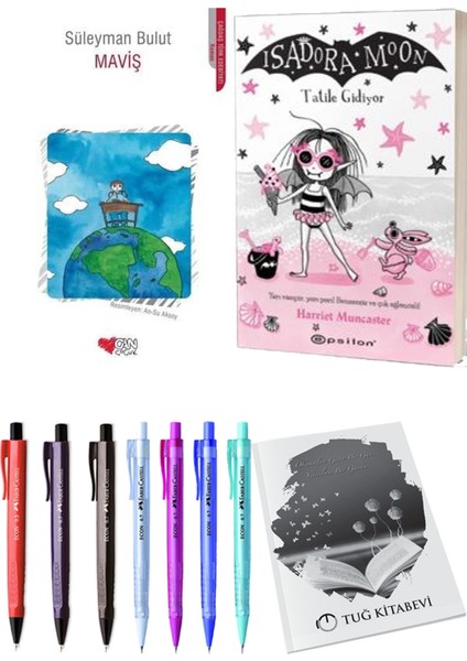 Isadora Moon 11 Tatile Gidiyor ve Maviş 2'li Set - Kalem