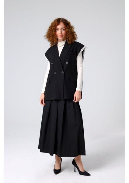 Dokuma Yelek Siyah - 36