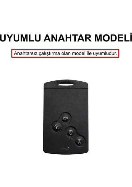 Renault Clio Megane Captur Koleos Fluence Laguna Anahtar Kılıfı (1 Adet) fiyatları