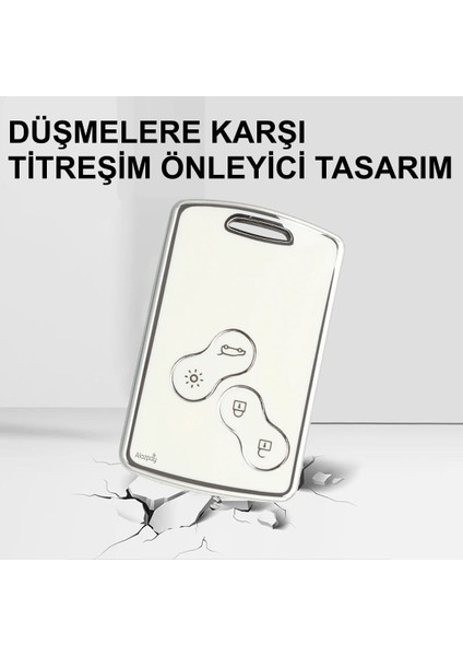 Renault Clio Megane Captur Koleos Fluence Laguna Anahtar Kılıfı (1 Adet) modelleri