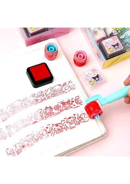 Sanrio Cinnamoroll Kuromi Hello Kitty My Melodi Melody Pompompurin Little Twins Star Damga Mühür