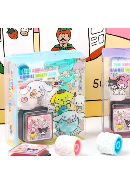 Sanrio Cinnamoroll Kuromi Hello Kitty My Melodi Melody Pompompurin Little Twins Star Damga Mühür modelleri