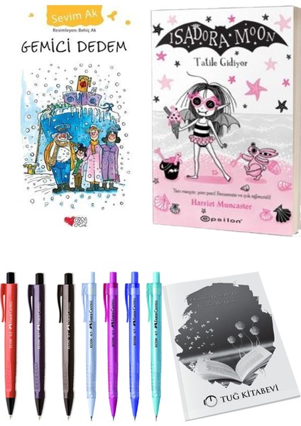 Isadora Moon 11 Tatile Gidiyor ve Gemici Dedem 2'li Set - Kalem