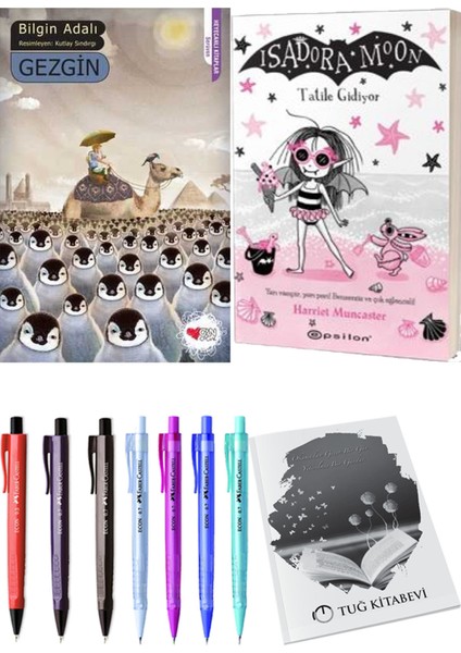 Isadora Moon 11 Tatile Gidiyor ve Gezgin 2'li Set - Kalem