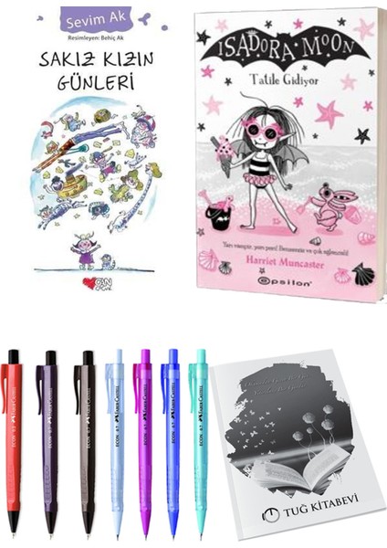 Isadora Moon 11 Tatile Gidiyor ve Sakız Kızın Günleri 2'li Set - Kalem