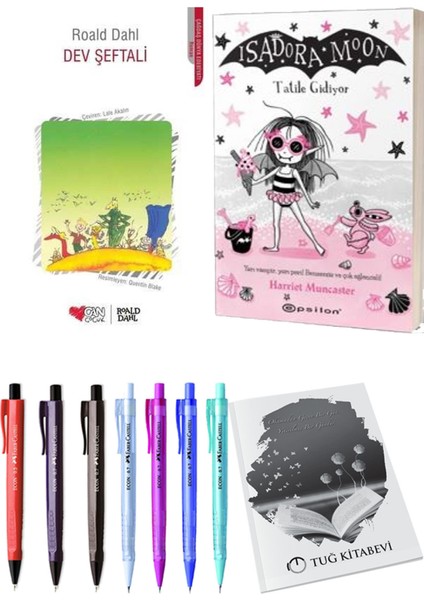 Isadora Moon 11 Tatile Gidiyor ve Dev Şeftali 2'li Set - Kalem