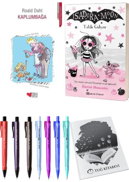 Isadora Moon 11 Tatile Gidiyor ve Kaplumbağa 2'li Set - Kalem