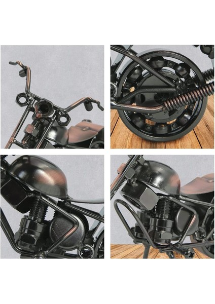 Tekno Trust Metal El Yapımı Saat Motorsiklet Biblo Saat Hediyelik Saat Motor Metal Saat