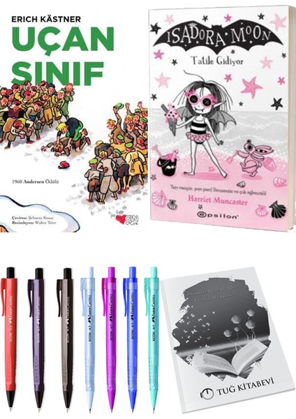 Isadora Moon 11 Tatile Gidiyor ve Uçan Sınıf 2'li Set - Kalem