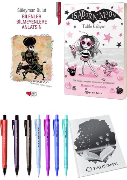Isadora Moon 11 Tatile Gidiyor ve Bilenler Bilmeyenlere Anlatsın 2'li Set - Kalem