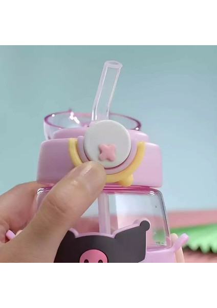 Sanrio Kawaii Pompompurin Kuromi Cinnamoroll Suluk Matara 3D Yapışkanlı Sticker Okul Su Şişesi modelleri