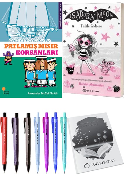 Isadora Moon 11 Tatile Gidiyor ve Patlamış Mısır Korsanları 2'li Set - Kalem