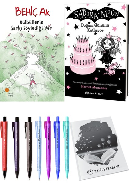 Isadora Moon 4 Doğum Gününü Kutluyor ve Bülbüllerin Şarkı Söylediği Yer 2'li Set - Kalem